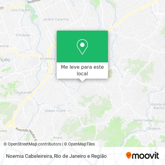 Noemia Cabeleireira mapa