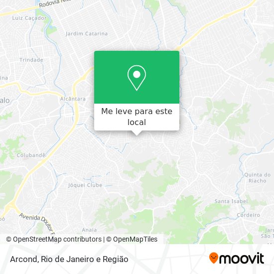 Arcond mapa