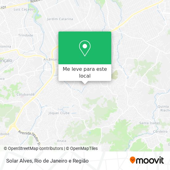 Solar Alves mapa