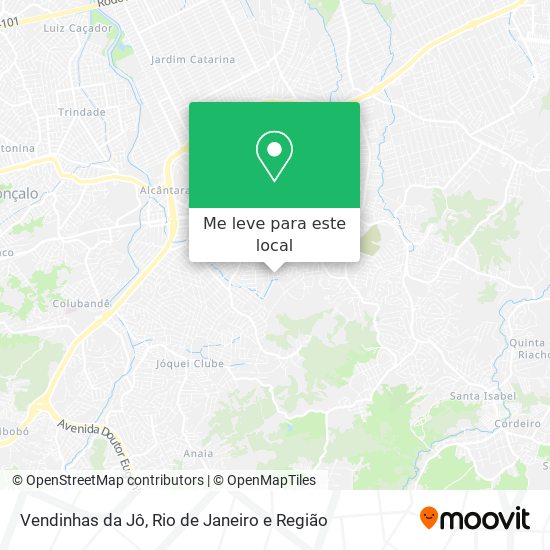 Vendinhas da Jô mapa