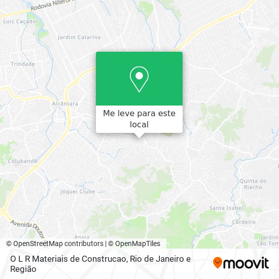 O L R Materiais de Construcao mapa