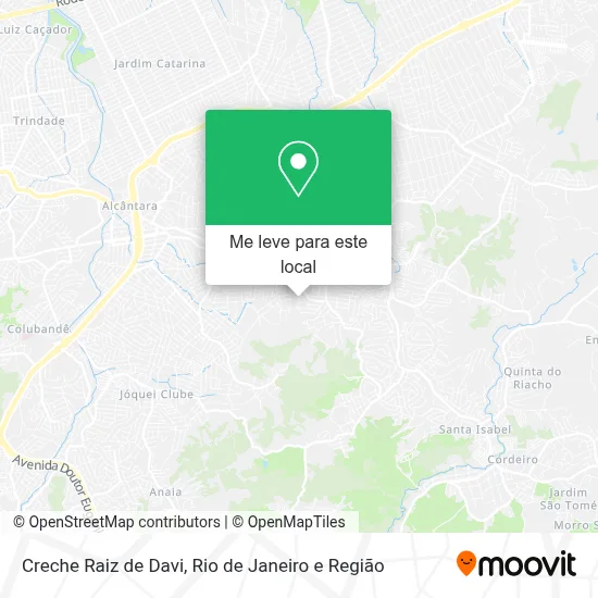 Creche Raiz de Davi mapa