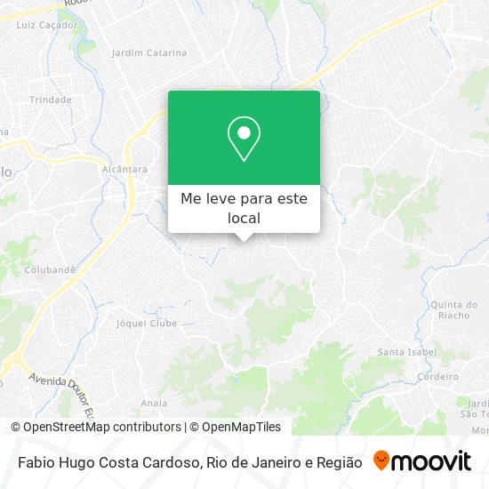 Fabio Hugo Costa Cardoso mapa