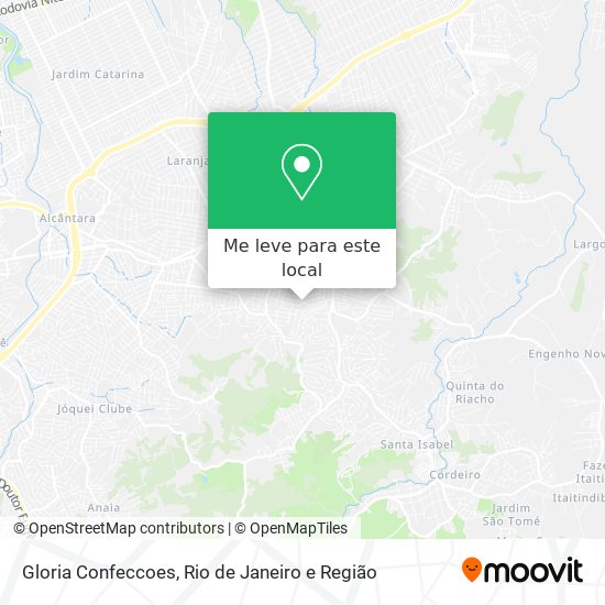 Gloria Confeccoes mapa