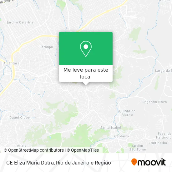 CE Eliza Maria Dutra mapa