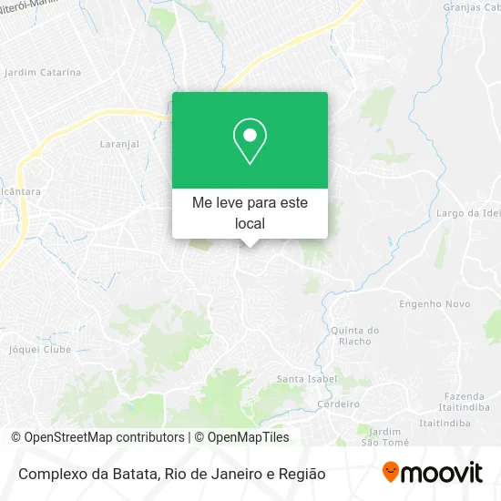 Complexo da Batata mapa