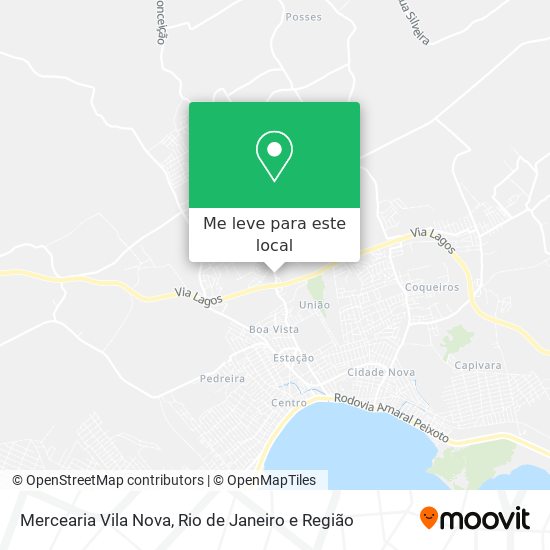 Mercearia Vila Nova mapa