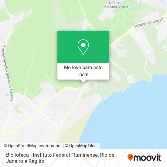 Biblioteca - Instituto Federal Fluminense mapa