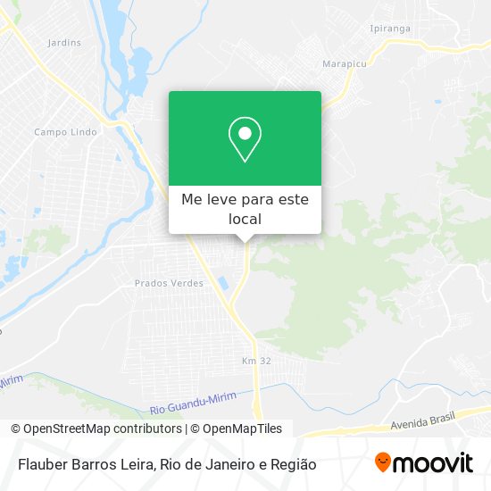 Flauber Barros Leira mapa
