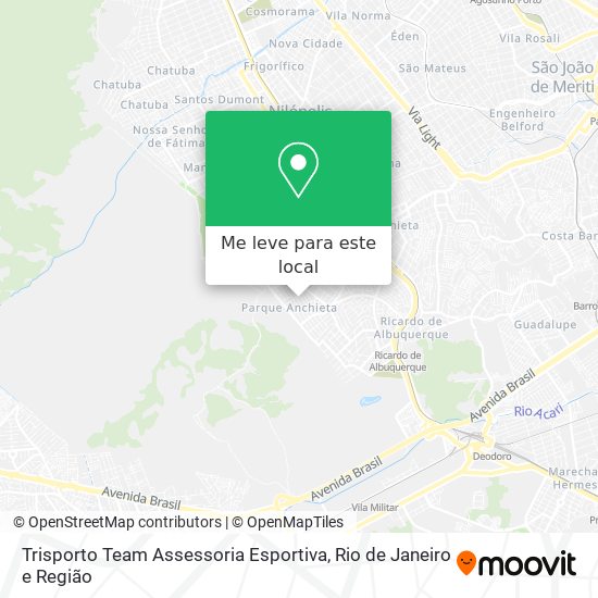 Trisporto Team Assessoria Esportiva mapa