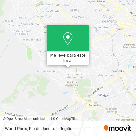World Parts mapa
