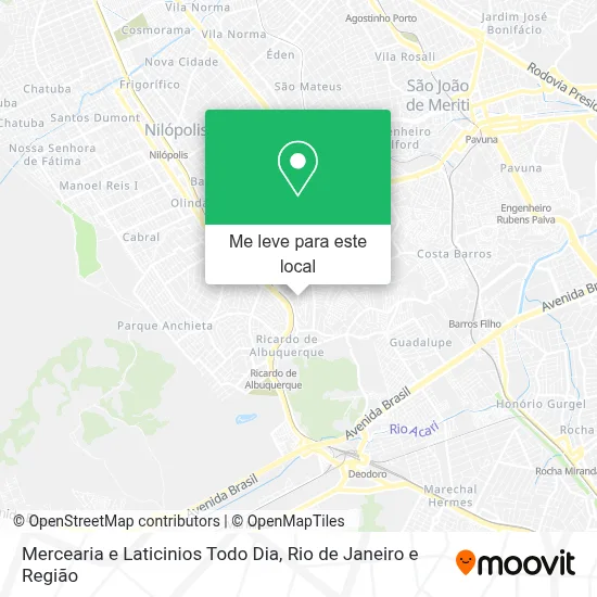 Mercearia e Laticinios Todo Dia mapa