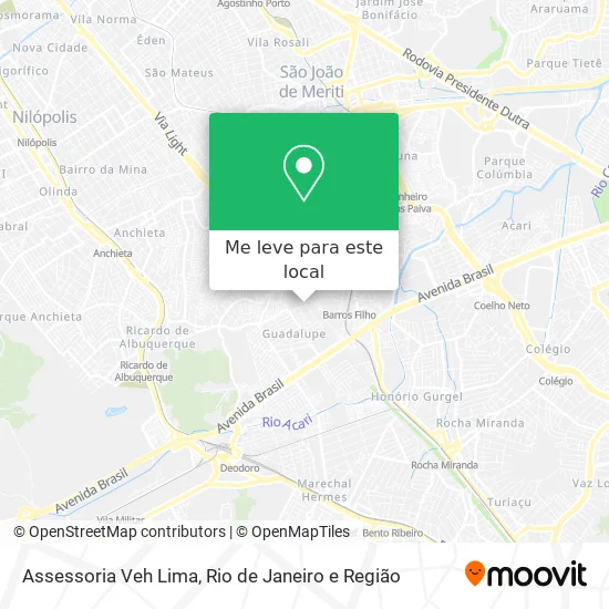 Assessoria Veh Lima mapa