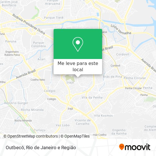 Outbecô mapa