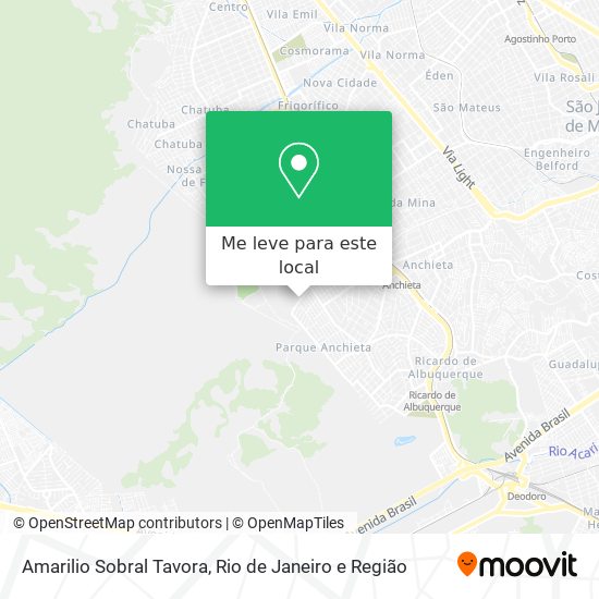 Amarilio Sobral Tavora mapa