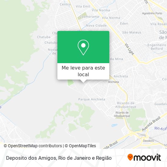Deposito dos Amigos mapa