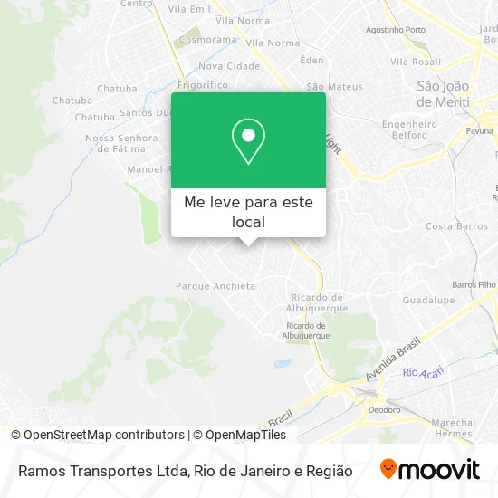 Ramos Transportes Ltda mapa