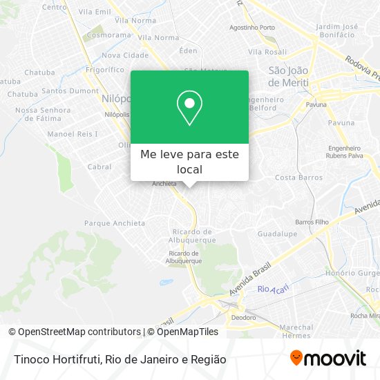 Tinoco Hortifruti mapa