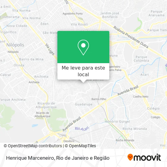 Henrique Marceneiro mapa