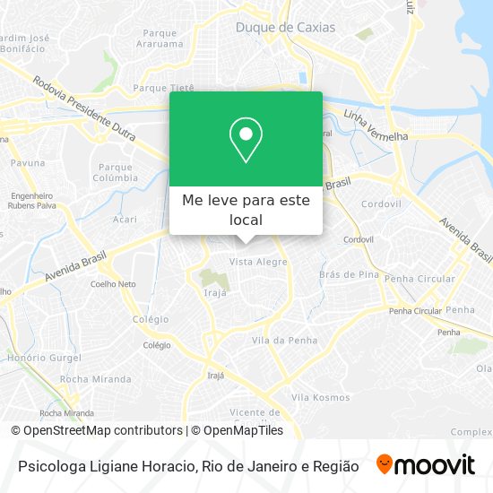 Psicologa Ligiane Horacio mapa