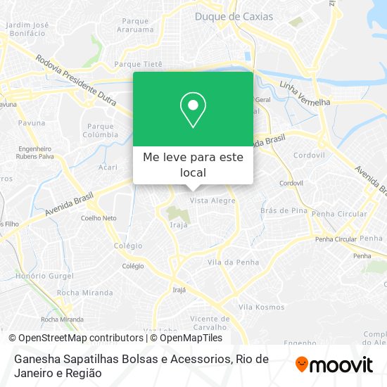 Ganesha Sapatilhas Bolsas e Acessorios mapa