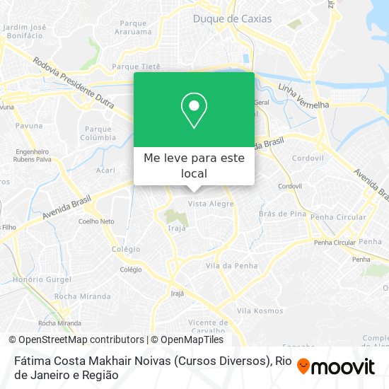Fátima Costa Makhair Noivas (Cursos Diversos) mapa