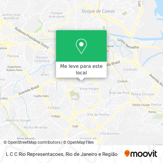 L C C Rio Representacoes mapa