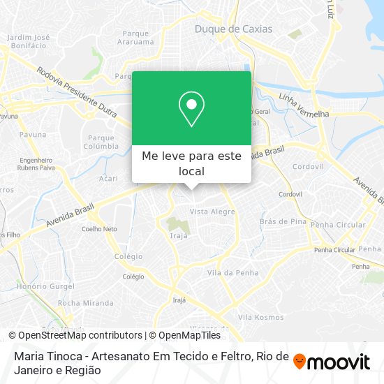 Maria Tinoca - Artesanato Em Tecido e Feltro mapa