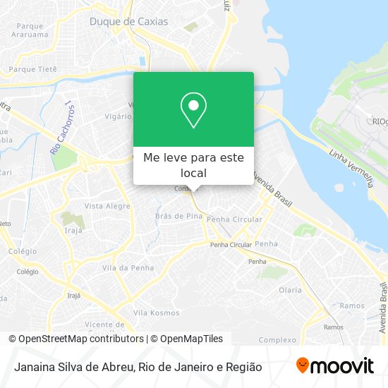 Janaina Silva de Abreu mapa