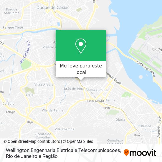 Wellington Engenharia Eletrica e Telecomunicacoes mapa
