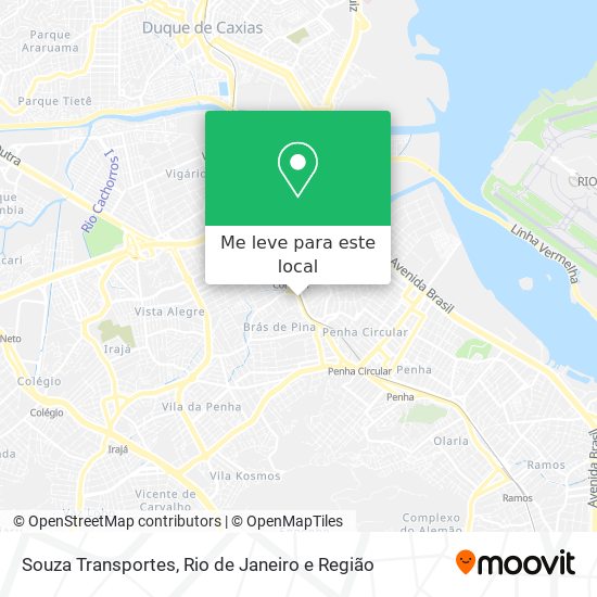 Souza Transportes mapa