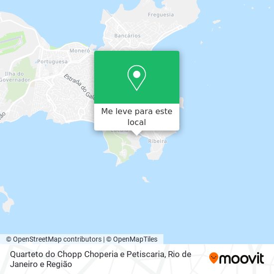 Quarteto do Chopp Choperia e Petiscaria mapa