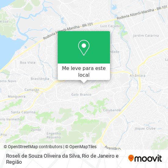 Roseli de Souza Oliveira da Silva mapa