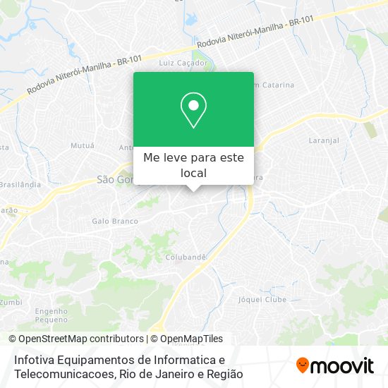 Infotiva Equipamentos de Informatica e Telecomunicacoes mapa