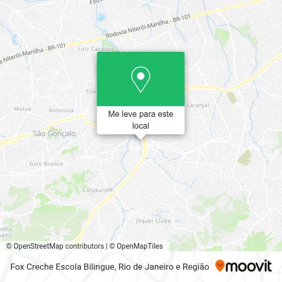 Fox Creche Escola Bilingue mapa
