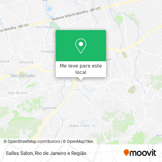 Salles Salon mapa