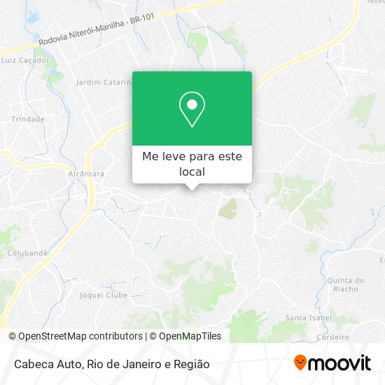 Cabeca Auto mapa