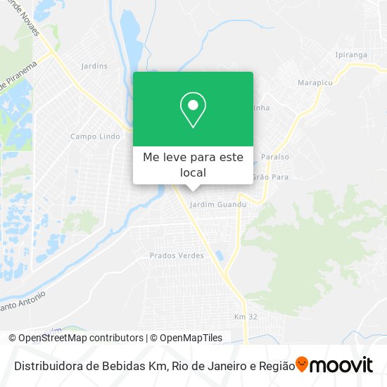 Distribuidora de Bebidas Km mapa