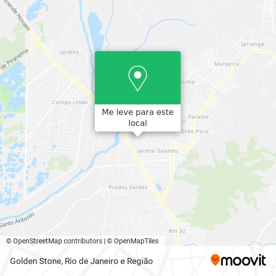 Golden Stone mapa