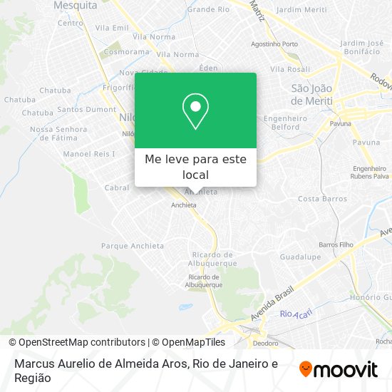 Marcus Aurelio de Almeida Aros mapa