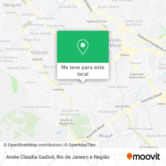 Atelie Claudia Gadioli mapa