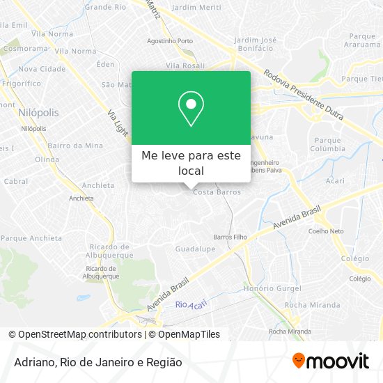 Adriano mapa