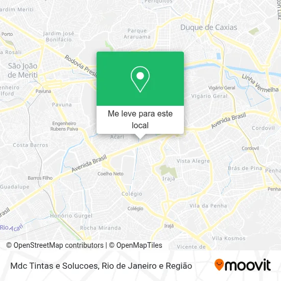 Mdc Tintas e Solucoes mapa