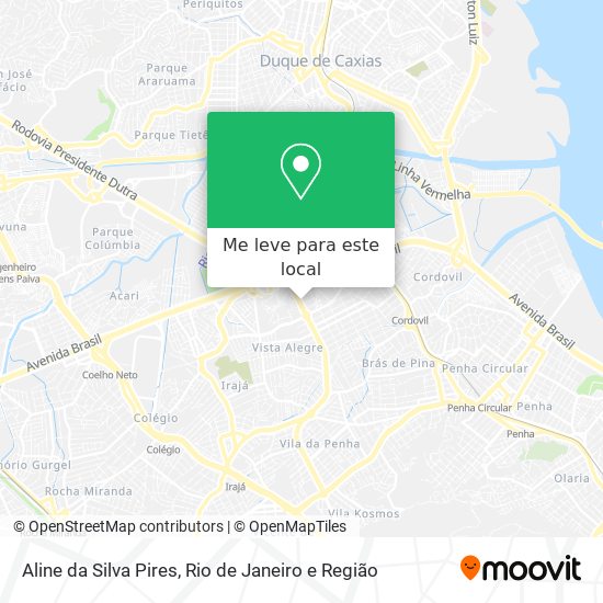 Aline da Silva Pires mapa