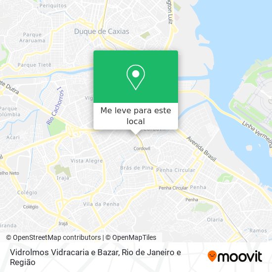 Vidrolmos Vidracaria e Bazar mapa