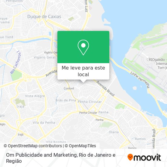 Om Publicidade and Marketing mapa