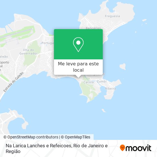 Na Larica Lanches e Refeicoes mapa