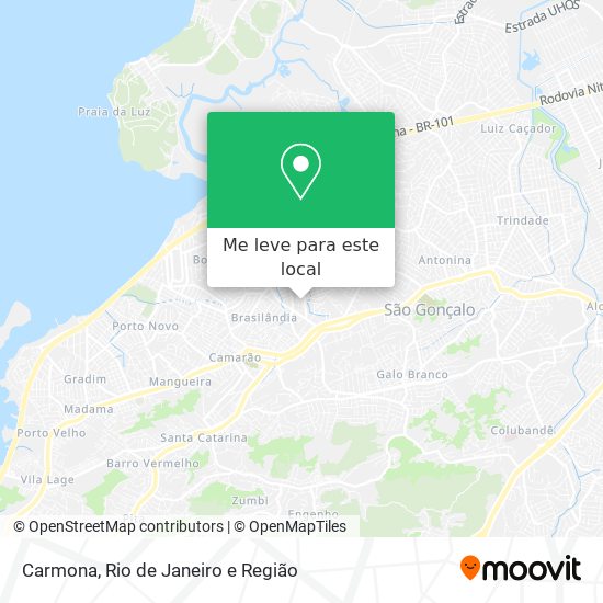 Carmona mapa