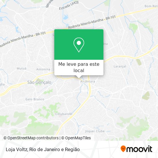 Loja Voltz mapa