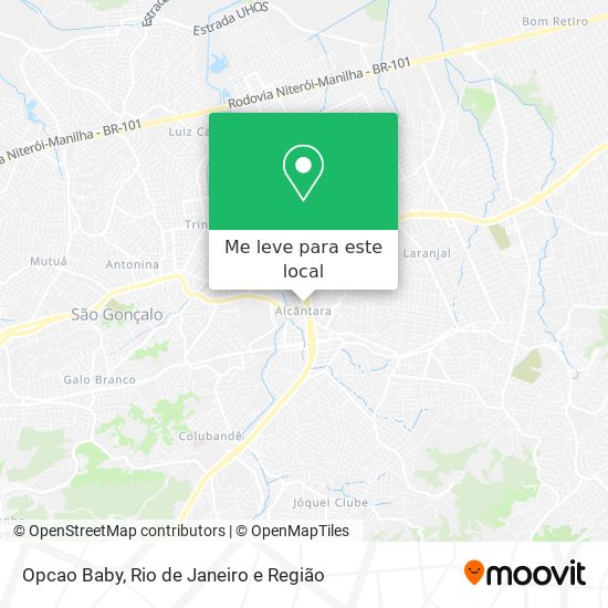Opcao Baby mapa